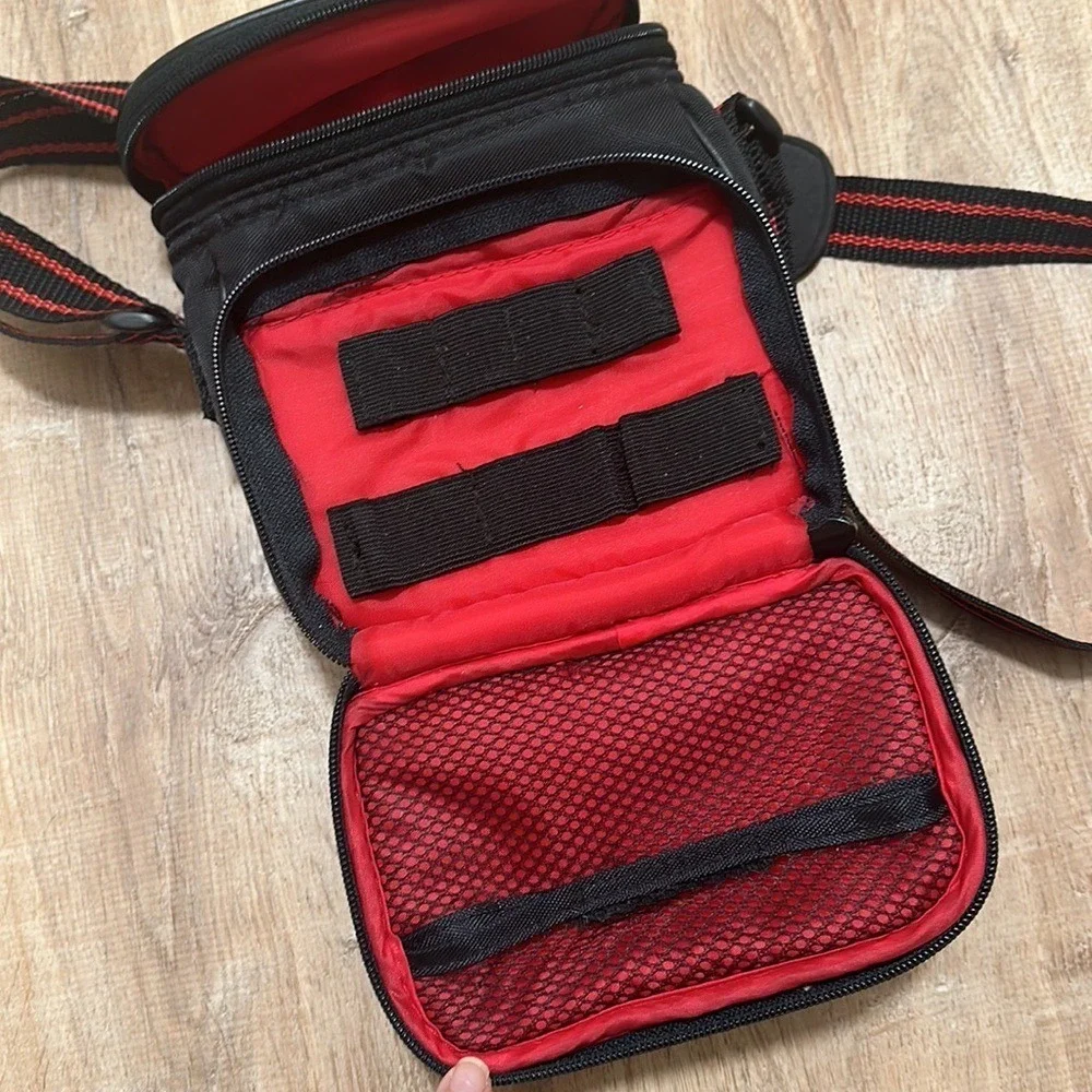 RYKA | Vintage Black Red‎ Adjustable Padded Film Video Photo Camera Bag, AF-170